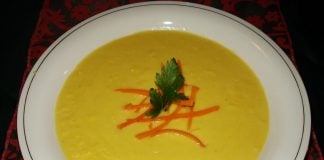 Supă cu porumb şi caşcaval