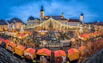 Piața Mare din Sibiu, în topul celor mai frumoase piețe de Crăciun