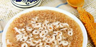 Rețetă de mucenici fierți, cu nucă