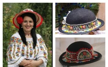 Virginia Linul, creatoarea celor mai frumoase pălării tradiționale din Bistrița Năsăud