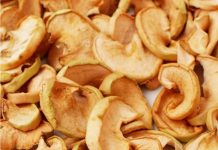 Poame uscate de măr- rețeta bunicii