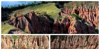 Râpa Roșie, micul canion al României