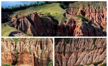 Râpa Roșie, micul canion al României